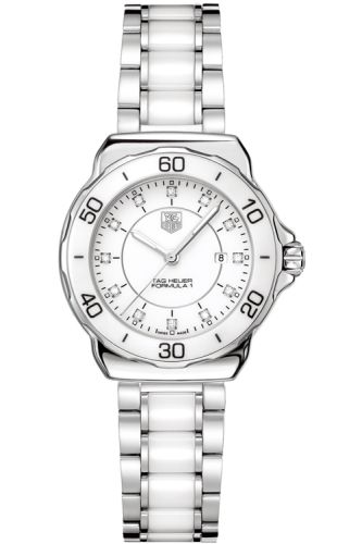 TAG Heuer Formula 1 32 Stainless Steel / White - Diamond / Bracelet
